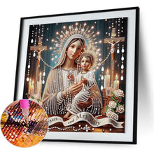 Load image into Gallery viewer, Mother Jesus 30*30CM(Canvas) Partial Special Shaped Drill Diamond Painting