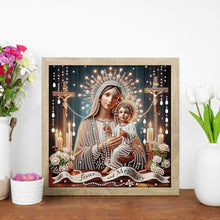 Load image into Gallery viewer, Mother Jesus 30*30CM(Canvas) Partial Special Shaped Drill Diamond Painting