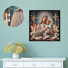 Load image into Gallery viewer, Mother Jesus 30*30CM(Canvas) Partial Special Shaped Drill Diamond Painting