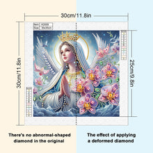 Load image into Gallery viewer, Mother Jesus 30*30CM(Canvas) Partial Special Shaped Drill Diamond Painting