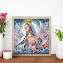 Load image into Gallery viewer, Mother Jesus 30*30CM(Canvas) Partial Special Shaped Drill Diamond Painting