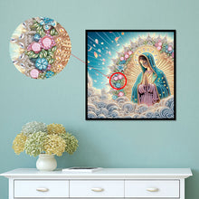 Load image into Gallery viewer, Mother Jesus 30*30CM(Canvas) Partial Special Shaped Drill Diamond Painting