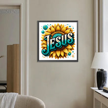 Load image into Gallery viewer, Sunflower Jesus 30*30CM(Canvas) Full Round Drill Diamond Painting