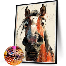 Load image into Gallery viewer, Mischievous Horse 40*50CM(Canvas) Full Round Drill Diamond Painting