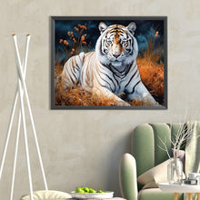 Load image into Gallery viewer, Tiger 50*40CM(Canvas) Full Round Drill Diamond Painting