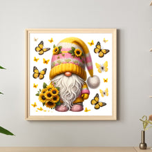 Load image into Gallery viewer, Sunflower Gnome 30*30CM(Canvas) Full Round Drill Diamond Painting