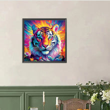 Load image into Gallery viewer, Tiger 40*40CM(Canvas) Full Round Drill Diamond Painting