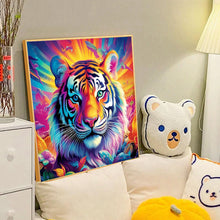 Load image into Gallery viewer, Tiger 40*40CM(Canvas) Full Round Drill Diamond Painting
