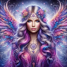 Load image into Gallery viewer, Angel Girl 40*40CM(Canvas) Full Round Drill Diamond Painting