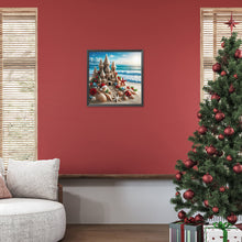 Load image into Gallery viewer, Beach Castle 30*30CM(Canvas) Full Round Drill Diamond Painting