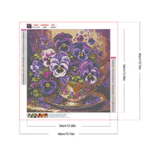 Load image into Gallery viewer, Violets 40*40CM(Canvas) Full Round Drill Diamond Painting
