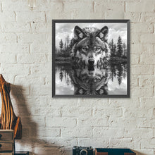 Load image into Gallery viewer, Wolf 40*40CM(Canvas) Full Round Drill Diamond Painting