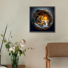 Load image into Gallery viewer, Cave Tiger 30*30CM(Canvas) Full Round Drill Diamond Painting