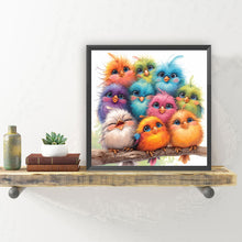 Load image into Gallery viewer, Colorful Bird 30*30CM(Canvas) Full Round Drill Diamond Painting