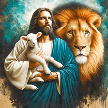 Load image into Gallery viewer, Jesus 40*40CM(Picture) Full Square Drill Diamond Painting