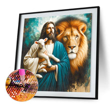 Load image into Gallery viewer, Jesus 40*40CM(Picture) Full Square Drill Diamond Painting