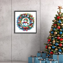 Load image into Gallery viewer, Christmas Wreath 30*30CM(Canvas) Partial Special Shaped Drill Diamond Painting
