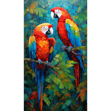 Load image into Gallery viewer, Parrot 40*70CM(Canvas) Full Round Drill Diamond Painting