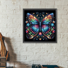Load image into Gallery viewer, Glittering Jeweled Butterfly 40*40CM(Canvas) Full Round Drill Diamond Painting