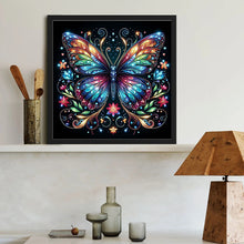 Load image into Gallery viewer, Glittering Jeweled Butterfly 40*40CM(Canvas) Full Round Drill Diamond Painting