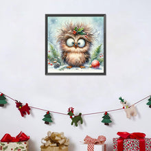 Load image into Gallery viewer, Christmas Funny Owl 30*30CM(Canvas) Full Round Drill Diamond Painting