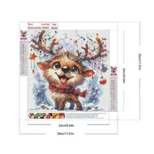 Load image into Gallery viewer, Christmas Funny Deer 30*30CM(Canvas) Full Round Drill Diamond Painting