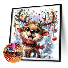 Load image into Gallery viewer, Christmas Funny Deer 30*30CM(Canvas) Full Round Drill Diamond Painting