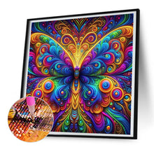 Load image into Gallery viewer, Colorful Butterfly 30*30CM(Canvas) Full Round Drill Diamond Painting