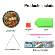 Load image into Gallery viewer, Thanksgiving 2D Flat DIY Diamond Art Pendant Window Hanging Art for Home Decor