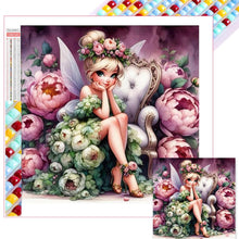 Load image into Gallery viewer, Flower Fairy 40*40CM(Picture) Full Square Drill Diamond Painting