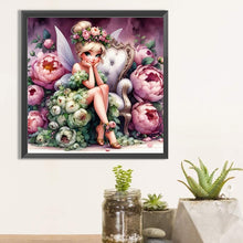 Load image into Gallery viewer, Flower Fairy 40*40CM(Picture) Full Square Drill Diamond Painting