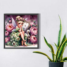 Load image into Gallery viewer, Flower Fairy 40*40CM(Picture) Full Square Drill Diamond Painting