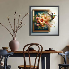 Load image into Gallery viewer, Out-Of-Frame Hummingbird 40*40CM(Canvas) Full Round Drill Diamond Painting