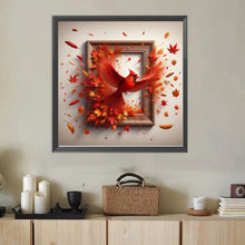 Load image into Gallery viewer, Out-Of-Frame Cardinal 40*40CM(Canvas) Full Round Drill Diamond Painting