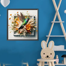 Load image into Gallery viewer, Out-Of-Frame Hummingbird 40*40CM(Canvas) Full Round Drill Diamond Painting
