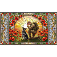 Load image into Gallery viewer, Glasswind Warriors And Warhounds 40*70CM(Canvas) Full Round Drill Diamond Painting