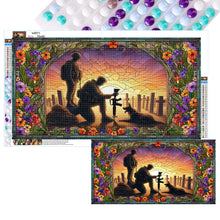 Load image into Gallery viewer, Glasswind Dusk Warriors And Warhounds 40*70CM(Canvas) Full Round Drill Diamond Painting