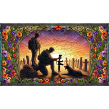 Load image into Gallery viewer, Glasswind Dusk Warriors And Warhounds 40*70CM(Canvas) Full Round Drill Diamond Painting