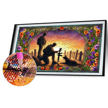 Load image into Gallery viewer, Glasswind Dusk Warriors And Warhounds 40*70CM(Canvas) Full Round Drill Diamond Painting