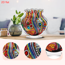 Load image into Gallery viewer, Acrylic 2D Flat Print Art Vase DIY Table Top Diamond Painting Ornament Kits