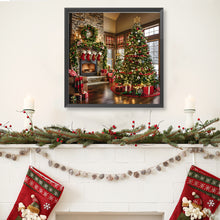 Load image into Gallery viewer, Christmas Atmosphere 40*40CM(Canvas) Full Round Drill Diamond Painting