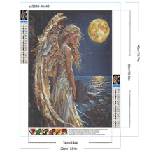 Load image into Gallery viewer, Winged Angel 30*40CM(Canvas) Full Round Drill Diamond Painting