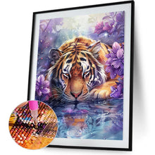 Load image into Gallery viewer, Tiger 30*40CM(Canvas) Full Round Drill Diamond Painting