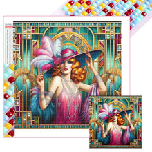 Load image into Gallery viewer, Modern Girl 40*40CM(Picture) Full Square Drill Diamond Painting