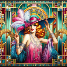 Load image into Gallery viewer, Modern Girl 40*40CM(Picture) Full Square Drill Diamond Painting