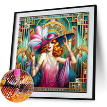 Load image into Gallery viewer, Modern Girl 40*40CM(Picture) Full Square Drill Diamond Painting