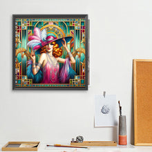 Load image into Gallery viewer, Modern Girl 40*40CM(Picture) Full Square Drill Diamond Painting