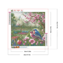 Load image into Gallery viewer, Flowers And Birds 40*40CM(Canvas) Full Round Drill Diamond Painting