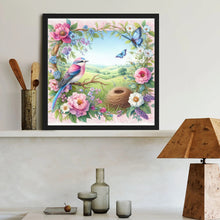 Load image into Gallery viewer, Flowers And Birds 40*40CM(Canvas) Full Round Drill Diamond Painting