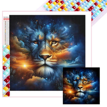 Load image into Gallery viewer, Lion'S Head In The Starry Sky 40*40CM(Picture) Full Square Drill Diamond Painting
